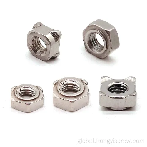 Stainless Steel Four Corners Nut Stainless steel Square Spot Four Corners Weld Nuts Supplier